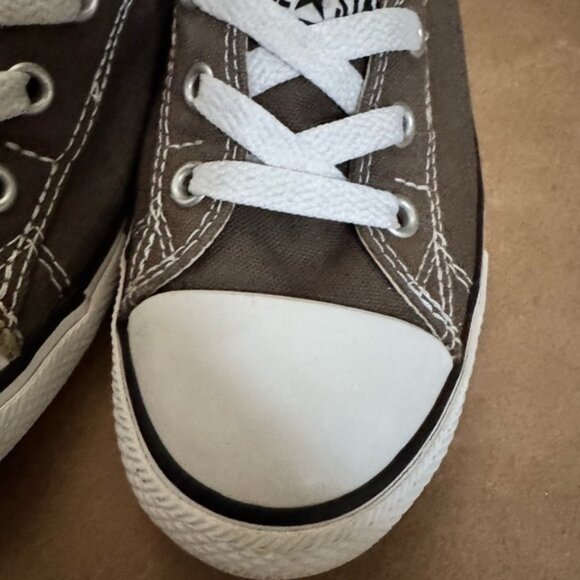 Converse All Star Grey Ballet Lace Slip On Sneakers. Size 7 - Picture 7 of 8